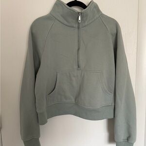 Women's Sage Half-Zip Pullover Sweatshirt - Lululemon Dupe